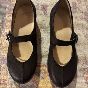 Dansko Black Mary Jane Flats